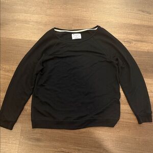 Champion Women's Black Crewneck Sweatshirt